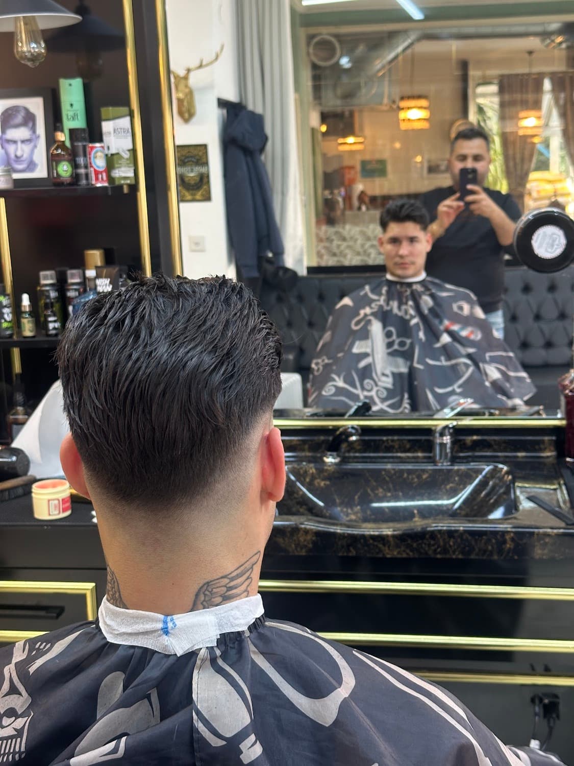 en cours de coupe